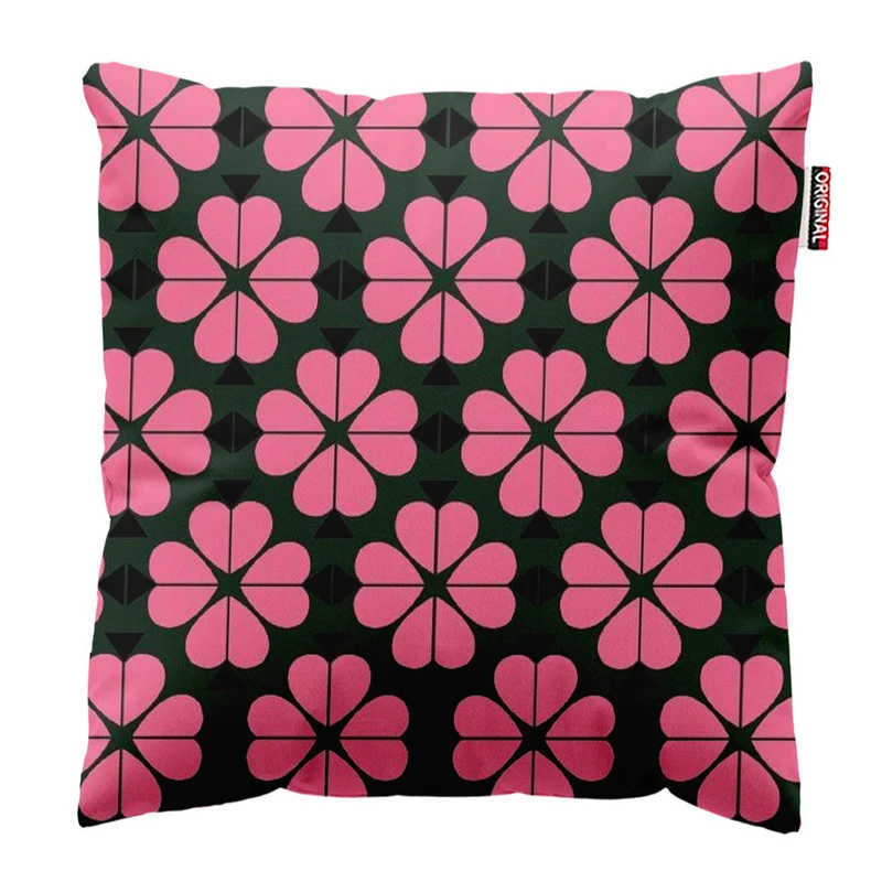 کوسن پاد آفرین طرح گل کد 2328 سایز 30*30 سانتی متر