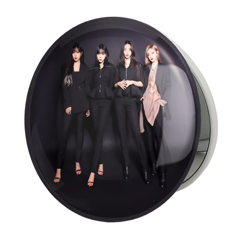 آینه جیبی خندالو طرح گروه آسپا Aespa مدل تاشو کد 19751 