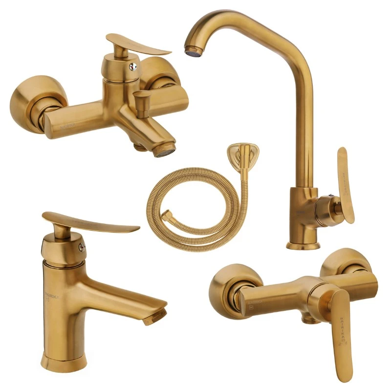 ست شیرآلات نایریکا مدل  تنسو کد M01 مجموعه 4 عددی