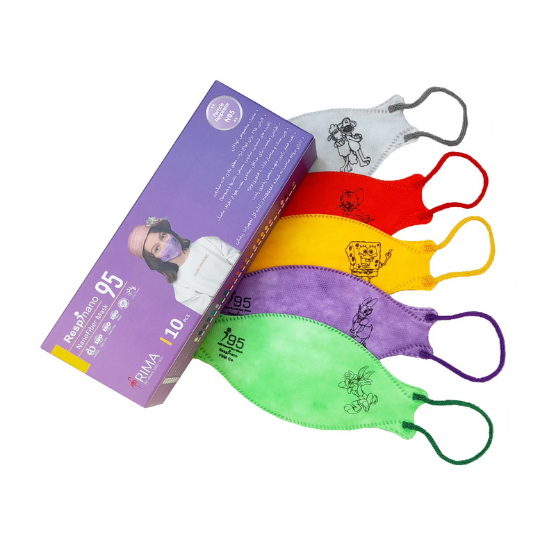 ماسک تنفسی کودک ریما  کد  F95 بسته 10عددی