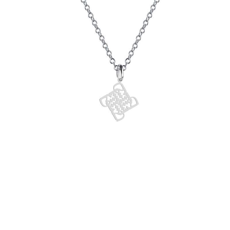 گردنبند نقره زنانه هایکا مدل عشق کد n.ha2-417