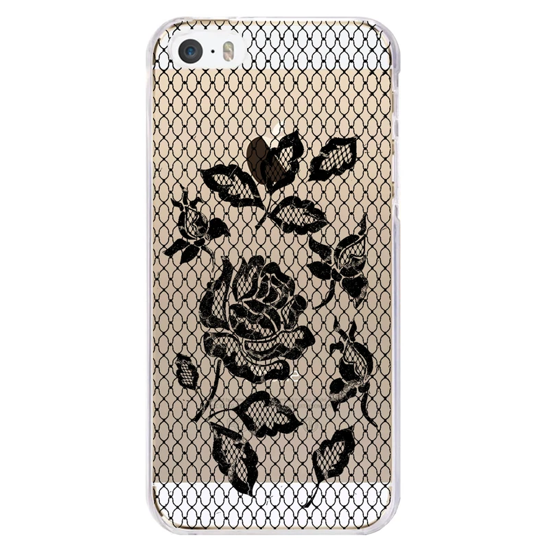 کاور مگافون طرح گل مدل C43-B مناسب برای گوشی موبایل اپل Iphone 5 / 5S / SE 