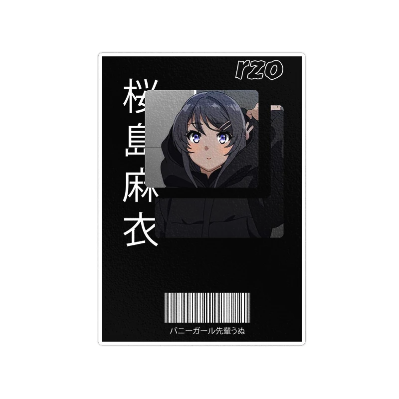 استیکر لپ تاپ ماسا دیزاین طرح ANIME مدل STKA0010