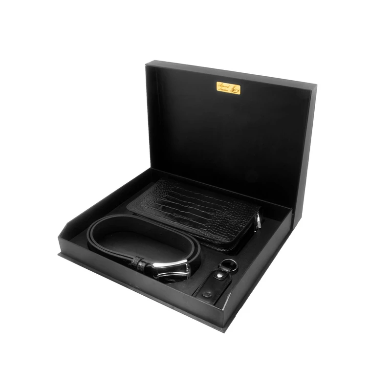 ست هدیه مردانه چرم عطارد مدل چرم طبیعی کد A115