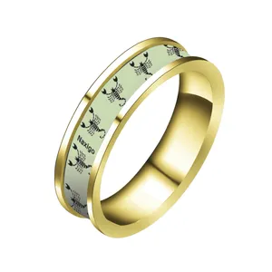 انگشتر ناکسیگو مدل شب تاب طرح آبان ماه کد RT15199