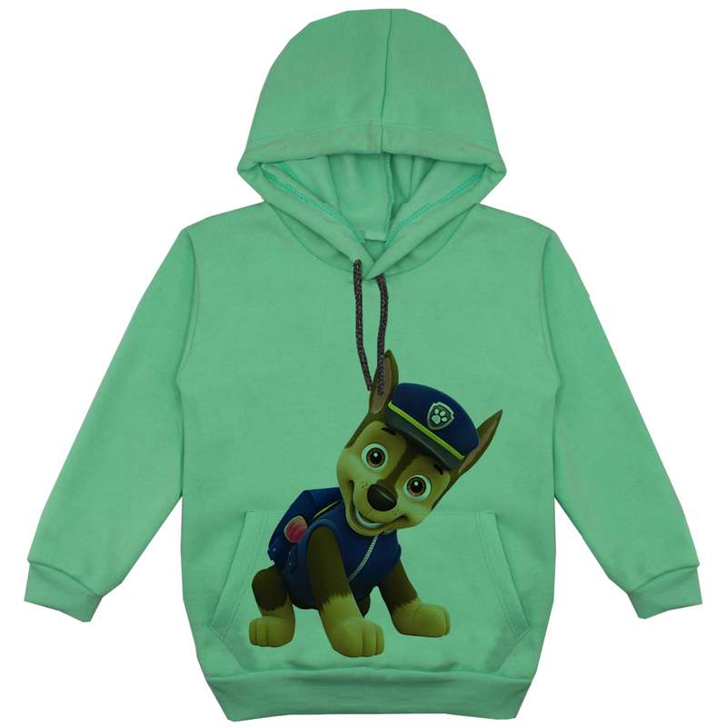 هودی پسرانه مدل سگ نگهبان F69 رنگ سبز