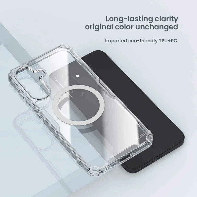 کاور نیلکین مدل Nature TPU Pro Magnetic مناسب برای گوشی موبایل سامسونگ Galaxy A56/A37/A36