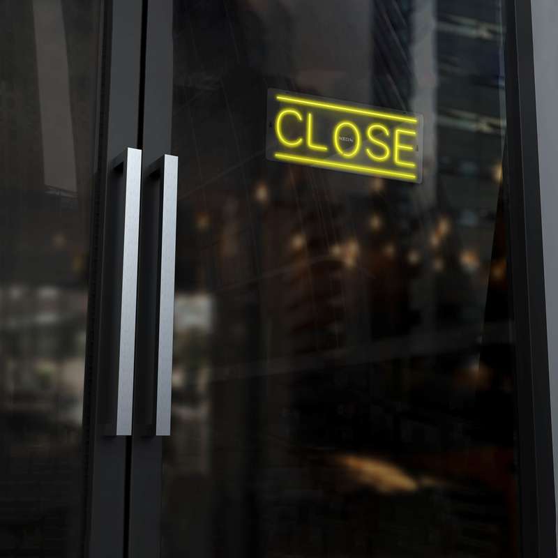چراغ دیواری نئون دیزاین طرح Close_YL