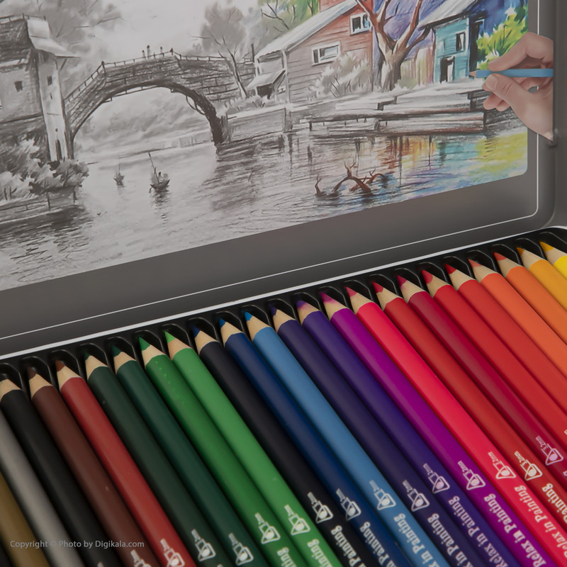 مداد رنگی 24رنگ پادیلوت مدل F-80224-1