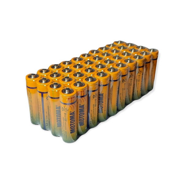 باتری نیم قلمی موتوما مدل R03 SUM-3 بسته 40 عددی