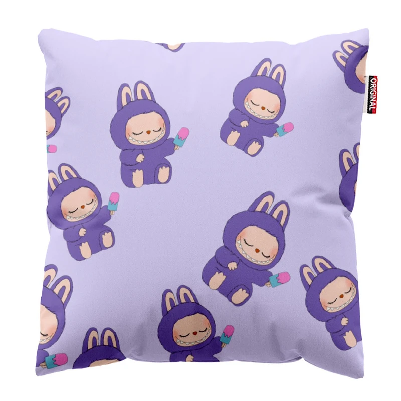 کوسن پاد آفرین طرح لبوبو کد 123 سایز 30*30 سانتی متر