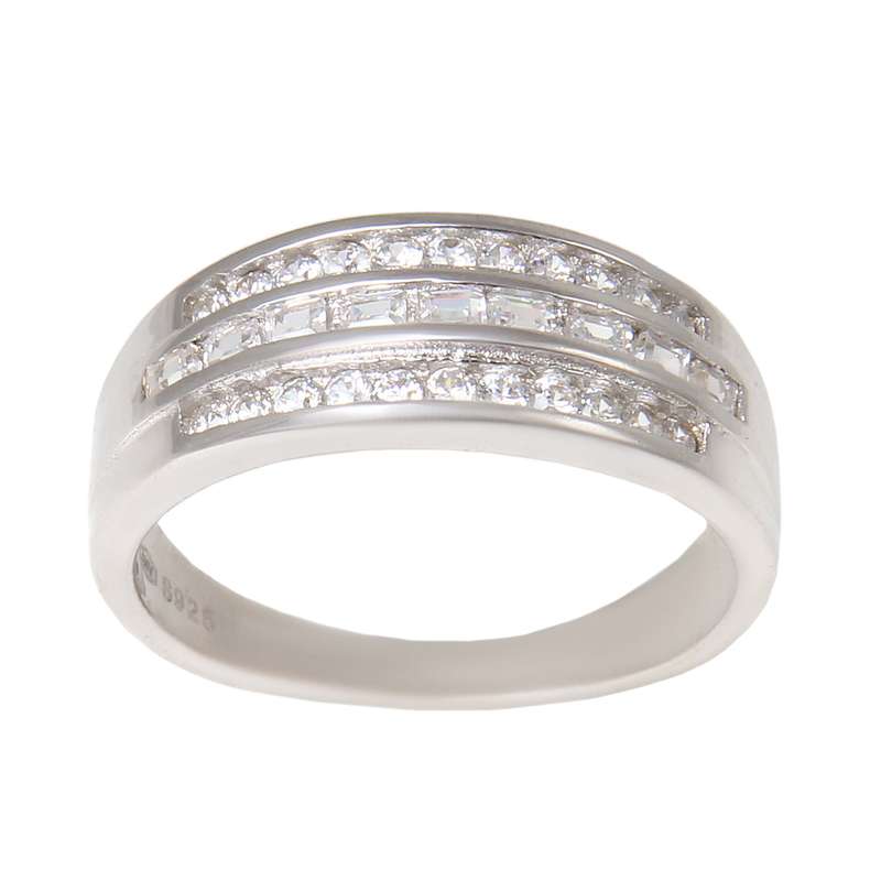 انگشتر نقره زنانه مدل رادیوم کد AWR_813