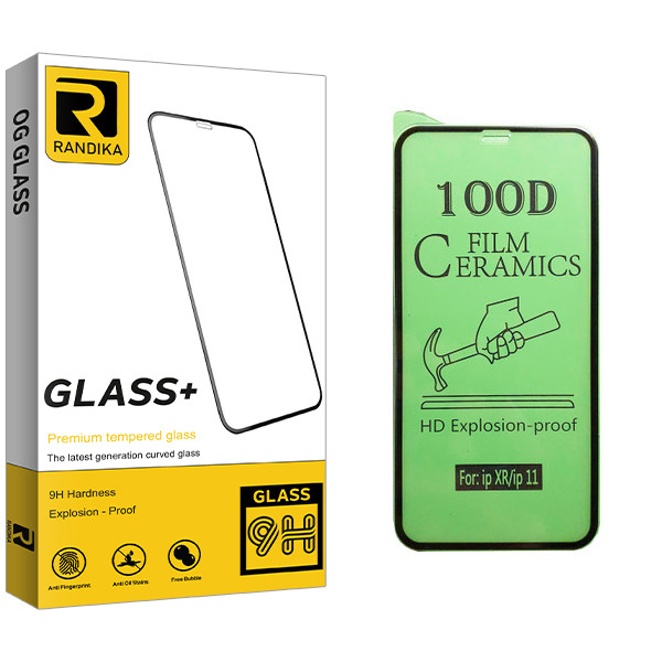 محافظ صفحه نمایش سرامیکی راندیکا مدل GLD مناسب برای گوشی موبایل اپل iPhone 11