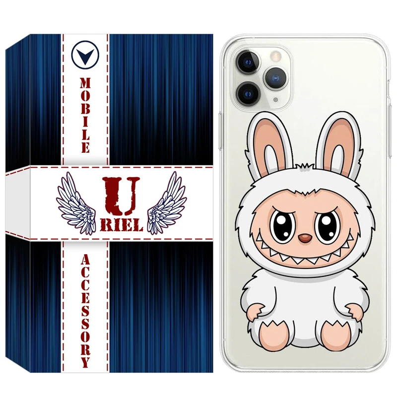 کاور یوریل مدل Clear کد 113 طرح لبوبو مناسب برای گوشی موبایل اپل iPhone 11 Pro Max