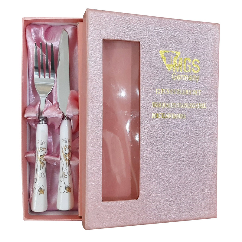 ست کارد و چنگال 12 پارچه ام جی اس کد 104