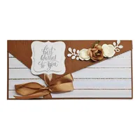 پاکت پول مدل Best Wishes to You طرح&nbsp;طلاکوب