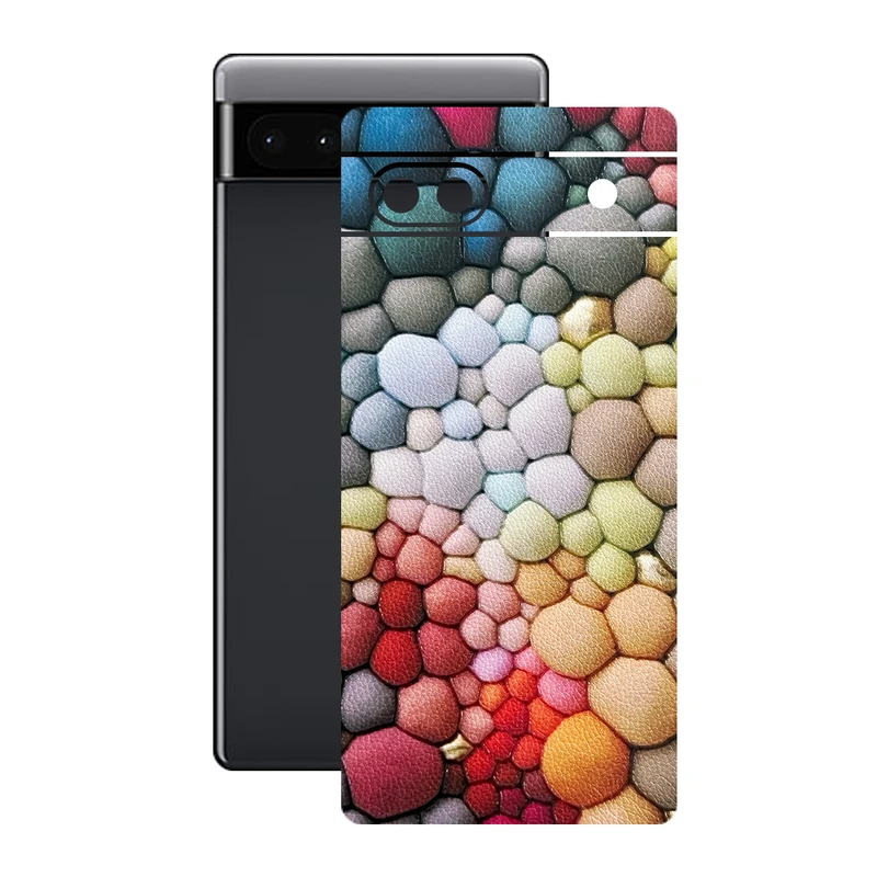 برچسب پوششی ریمکس مدل Leth طرح سنگ رنگی مناسب برای گوشی موبایل گوگل Pixel 6a