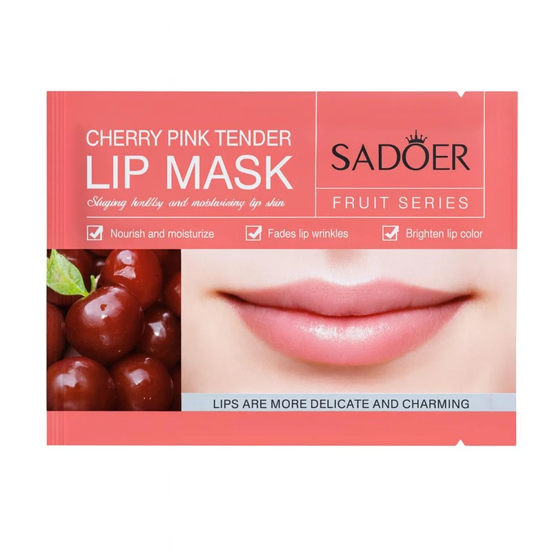 ماسک لب سادور مدل آلبالو  مناسب برای انواع پوست وزن 8 گرم