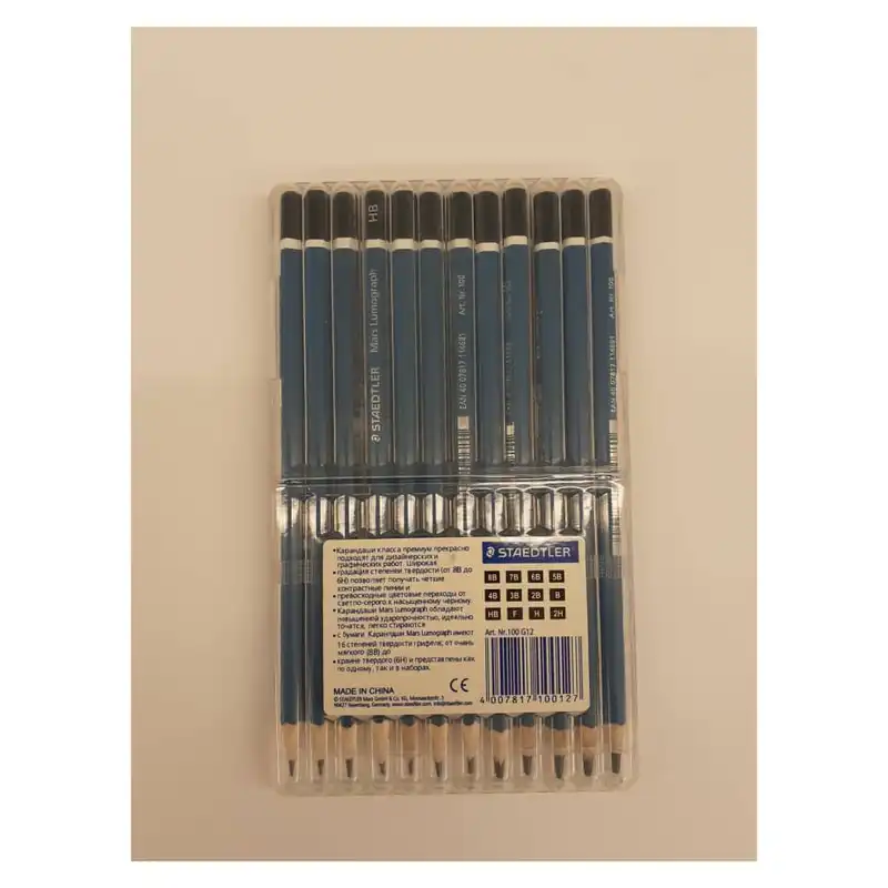 مداد طراحی استدلر مدل مارس لوموگراف بسته 12 عددی