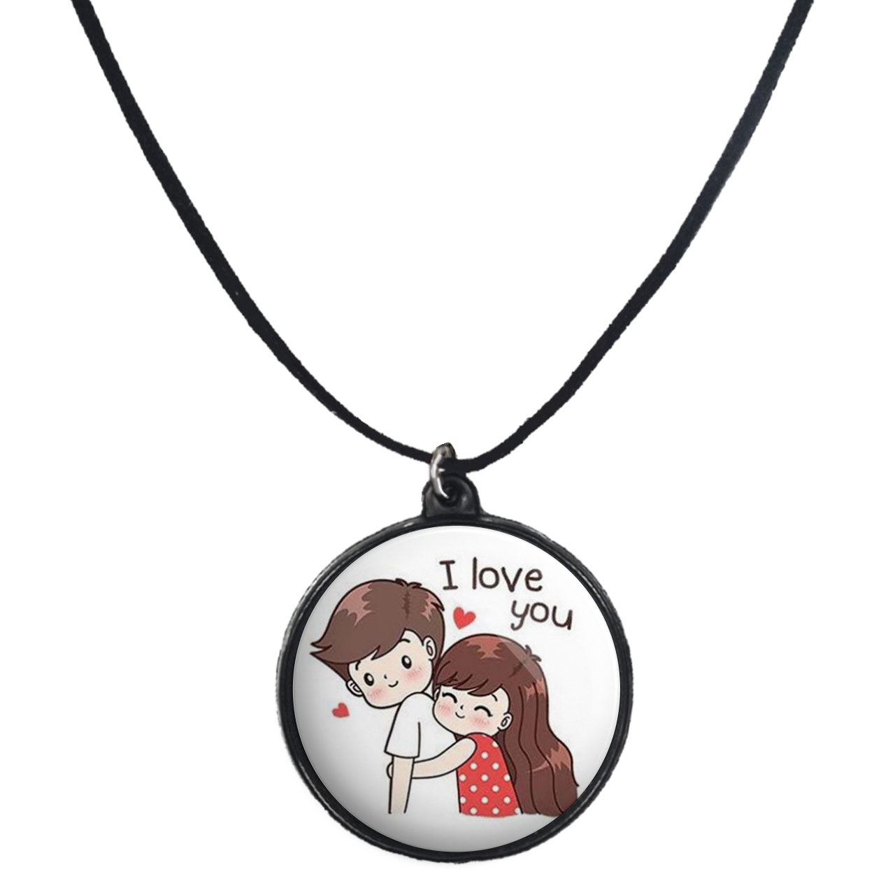 گردنبند پرمانه طرح عاشقانه کد pmb.5590 مدل دو طرفه