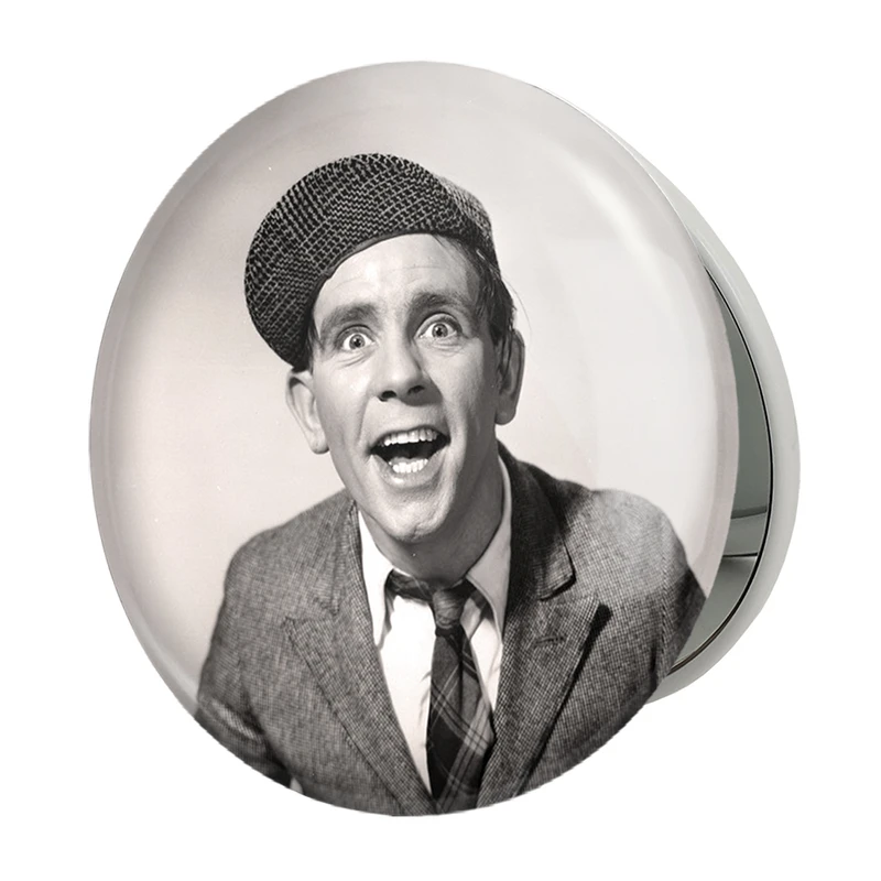 آینه جیبی خندالو طرح نورمن ویزدوم Norman Wisdom مدل تاشو کد 10059 