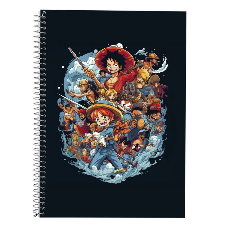 دفتر لغت 50 برگ مدوپد طرح وان پیس One Piece کد DF11704