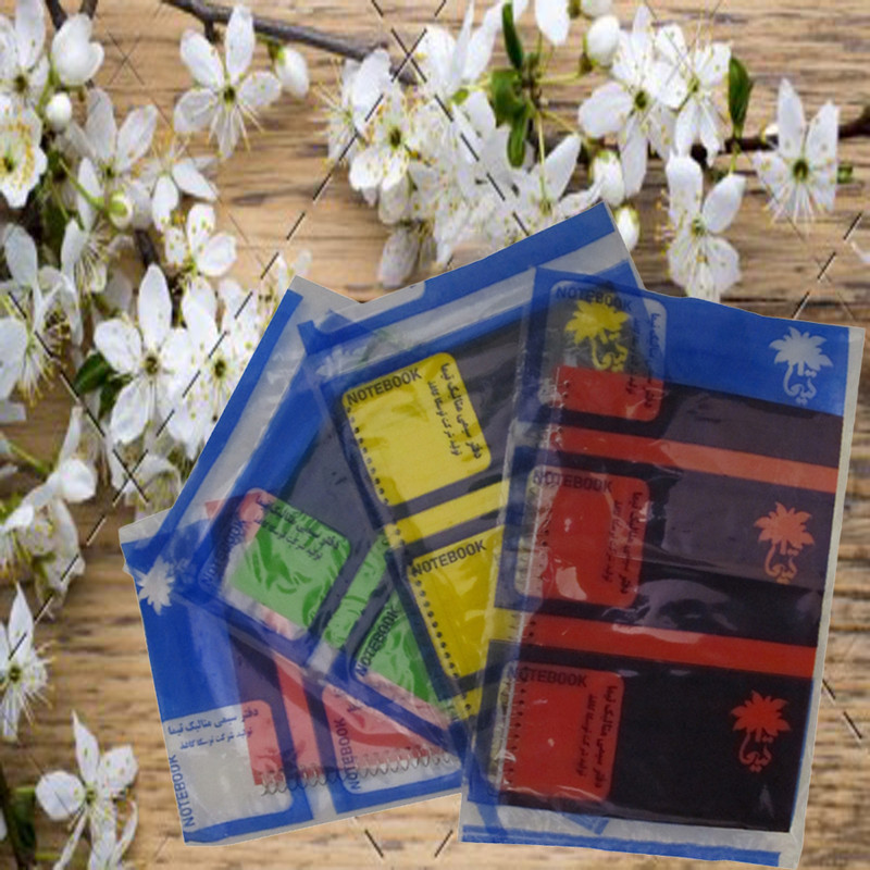 دفتر مشق 80 برگ تیما مدل Wood بسته 5 عددی