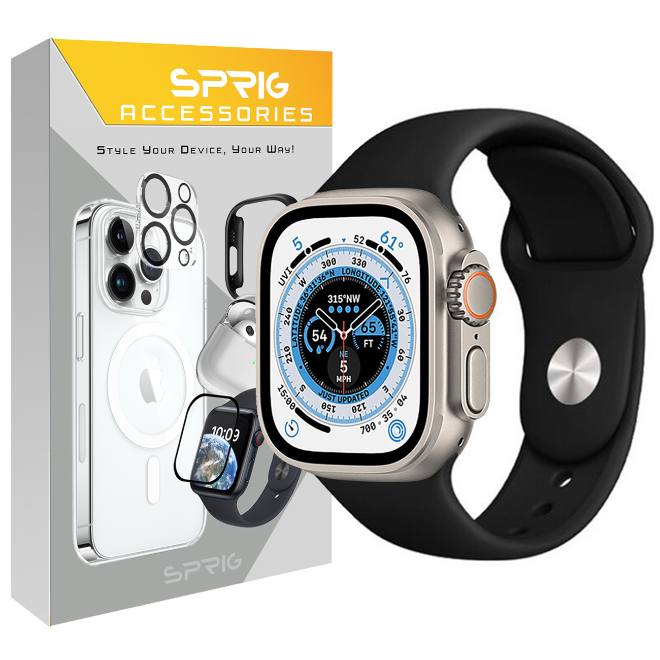 بند اسپریگ مدل Sic مناسب برای ساعت هوشمند Z66 Ultra