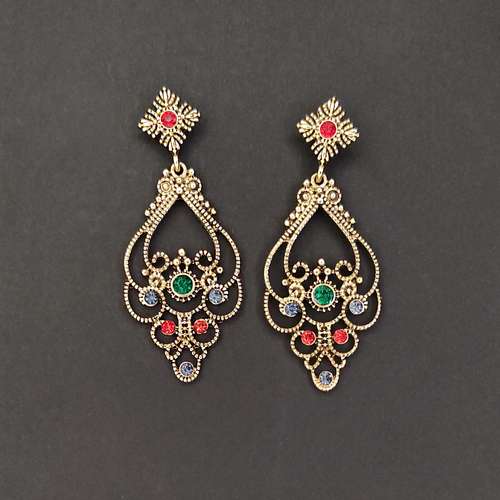 گوشواره زنانه اکسسورایز مدل سلطنتی کلاسیک کد 0327