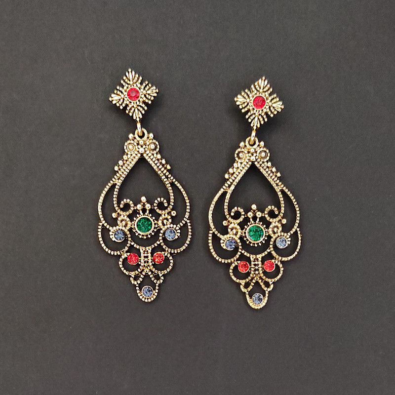 گوشواره زنانه اکسسورایز مدل سلطنتی کلاسیک کد 0327