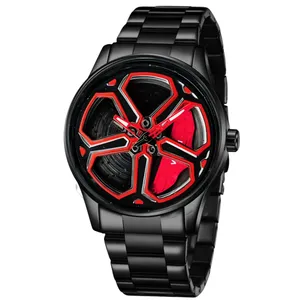 ساعت مچی عقربه‌ای کوارتز مردانه مدل اسپرت صفحه رینگ چرخان کد S5