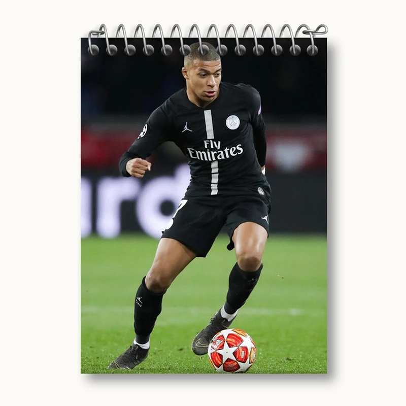 دفتر یادداشت 50 برگ خندالو مدل امباپه کد 2124