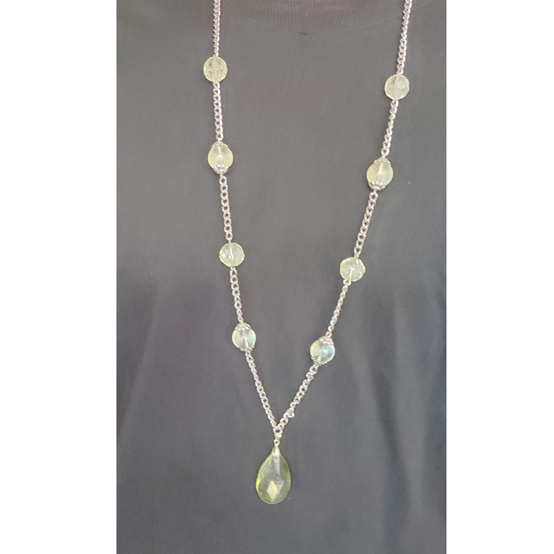 گردنبند دخترانه طرح سنگ و استیل مدل Damen Germany کد 2021