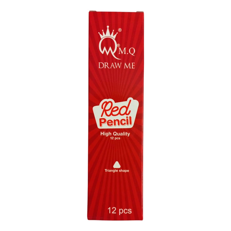 مداد قرمز ام کیو مدل Red Pencil بسته 12 عددی 