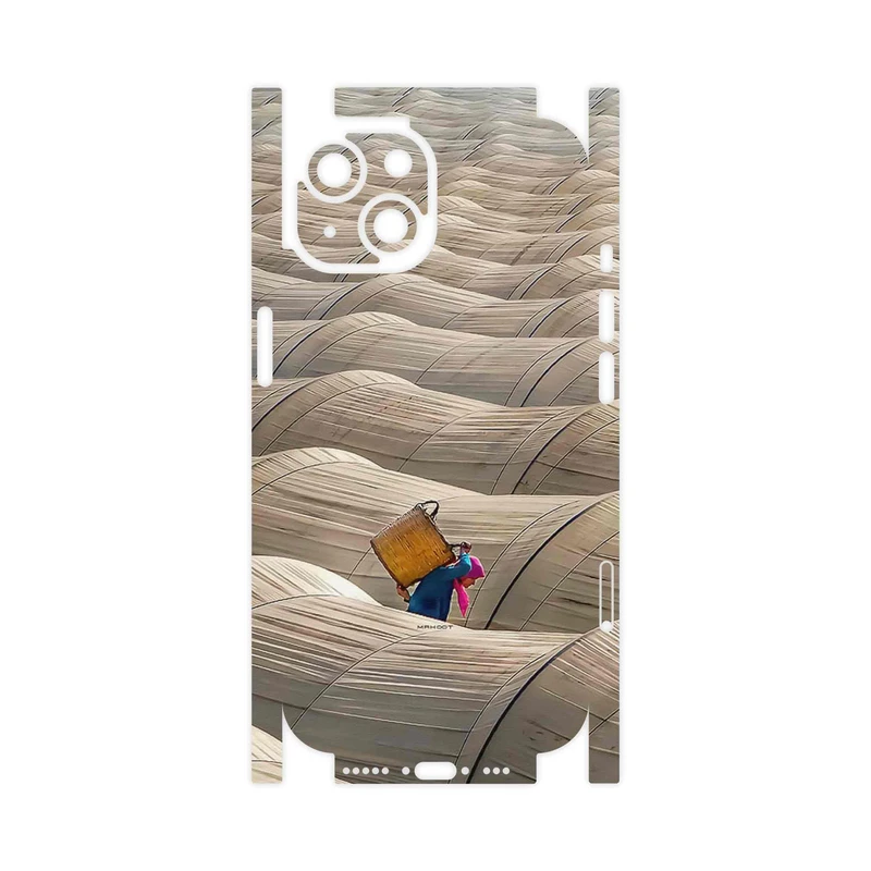 برچسب پوششی ماهوت مدل Strawberry Greenhouses-FullSkin مناسب برای گوشی موبایل اپل iPhone 15