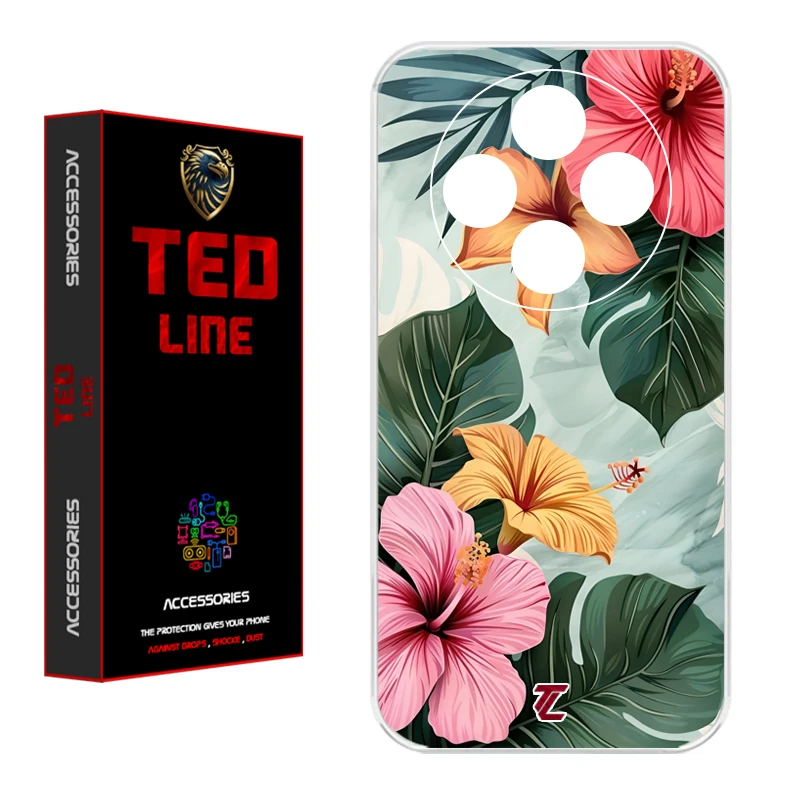 کاور تدلاین طرح گل کد 1142 مناسب برای گوشی موبایل شیائومی Redmi 14C / Poco C75