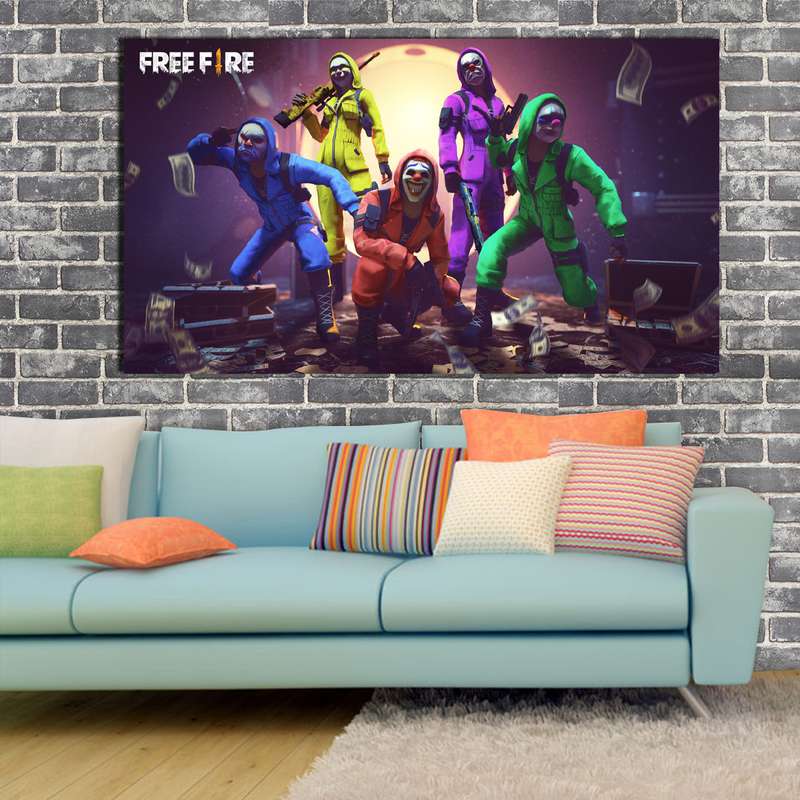 تابلو شاسی مدل FREE FIRE کد 29 تابلو شاسی مدل FREE FIRE کد 29