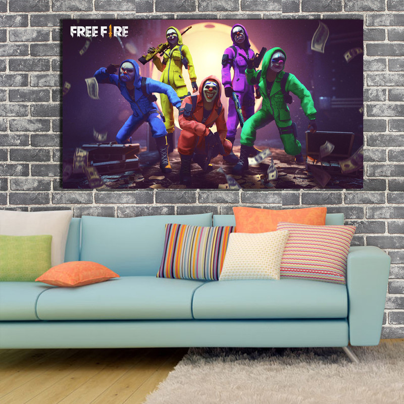 تابلو شاسی مدل FREE FIRE کد 29 تابلو شاسی مدل FREE FIRE کد 29
