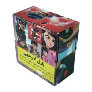 بازی آموزشی مدل پازل 6 وجهی طرح دختر کفشدوزکی کد 09