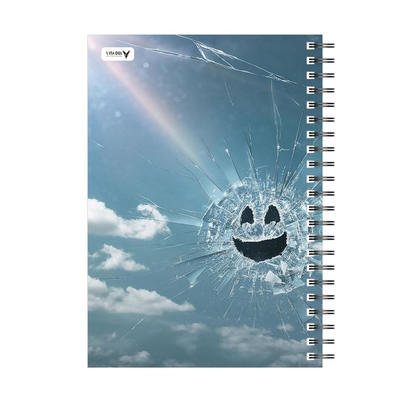 دفتر 120 برگ ویتادل طرح بلک میرور مدل 5