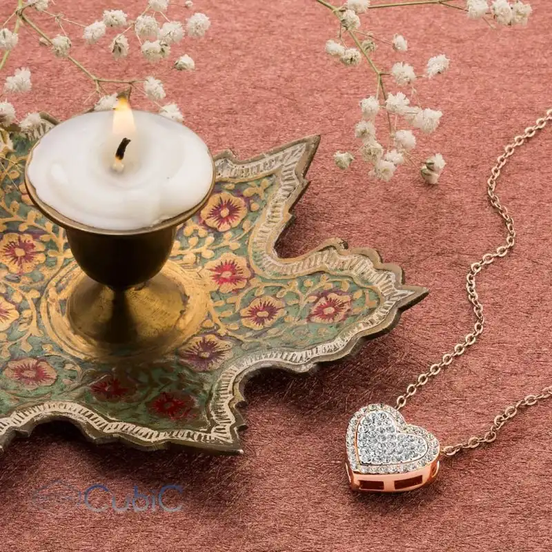 گردنبند زنانه کوبیک مدل QN-561124