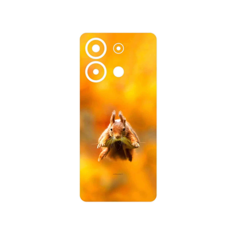 برچسب پوششی ماهوت مدل Squirrel مناسب برای گوشی موبایل شیائومی Redmi Note 13 4G