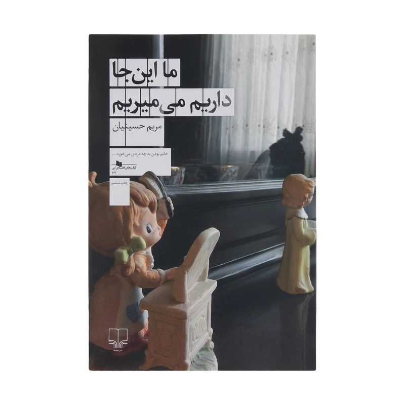 کتاب ما این جا داریم می میریم اثر مریم حسینیان نشر چشمه