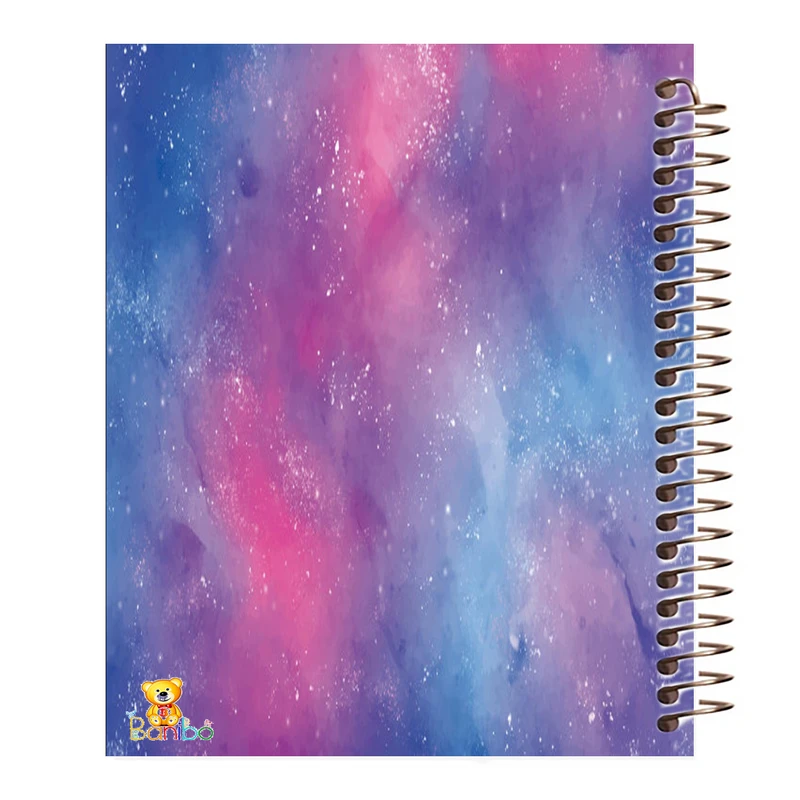دفتر مشق 100 برگ بانیبو طرح کهکشان کد 546