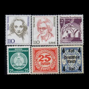 تمبر یادگاری مدل خارجی مجموعه 6 عددی 