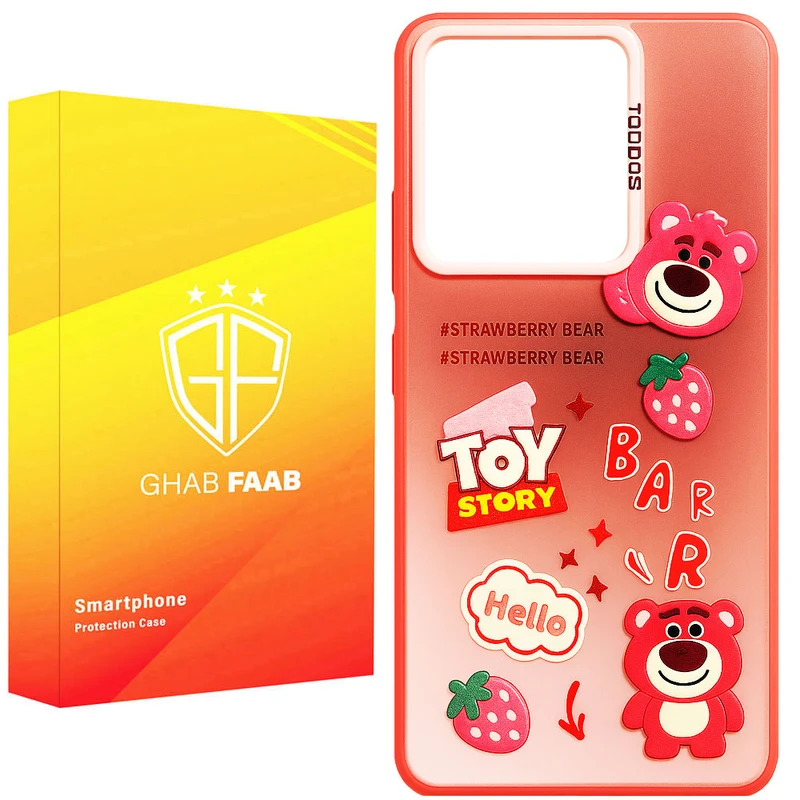 کاور قاب فاب مدل سوکول برجسته طرح دخترانه مناسب برای گوشی موبایل شیائومی  Redmi 10A / 9C / Poco C31