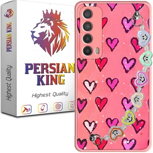 Persian King Ghalbi Cover For Huawei Y7A / P Smart 2021 with a hanging strap