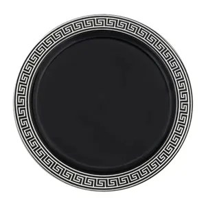 بشقاب یکبار مصرف پیکنیک مدل الماس مجموعه 6 عددی