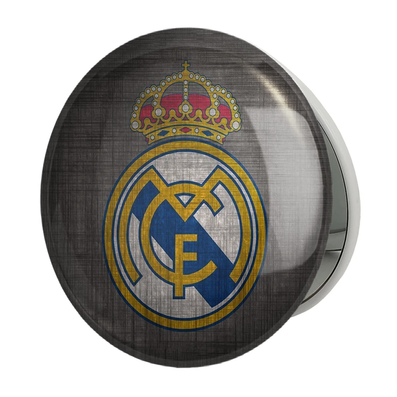 آینه جیبی خندالو طرح باشگاه رئال مادرید مدل تاشو کد 26336 