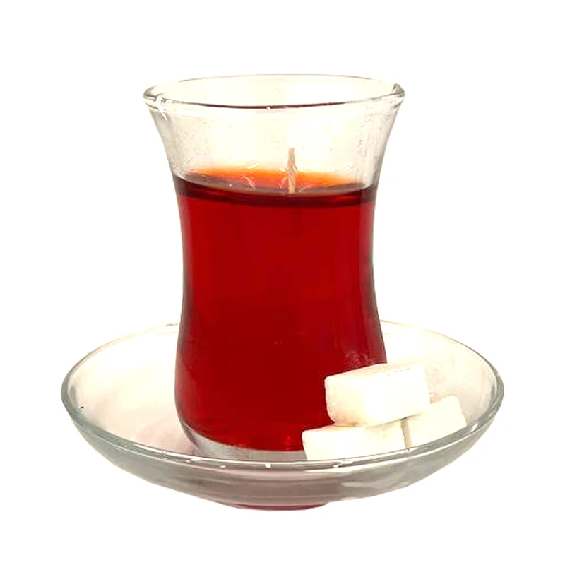 شمع مدل استکان چای